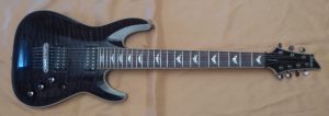 Schecter 7 string guitar after service and repair by Guitar-George