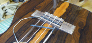 A Piezoelectric pickup to be fitted to a Ukulele