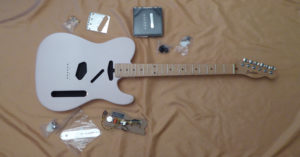 Telecaster and parts to be assembled into a custom build